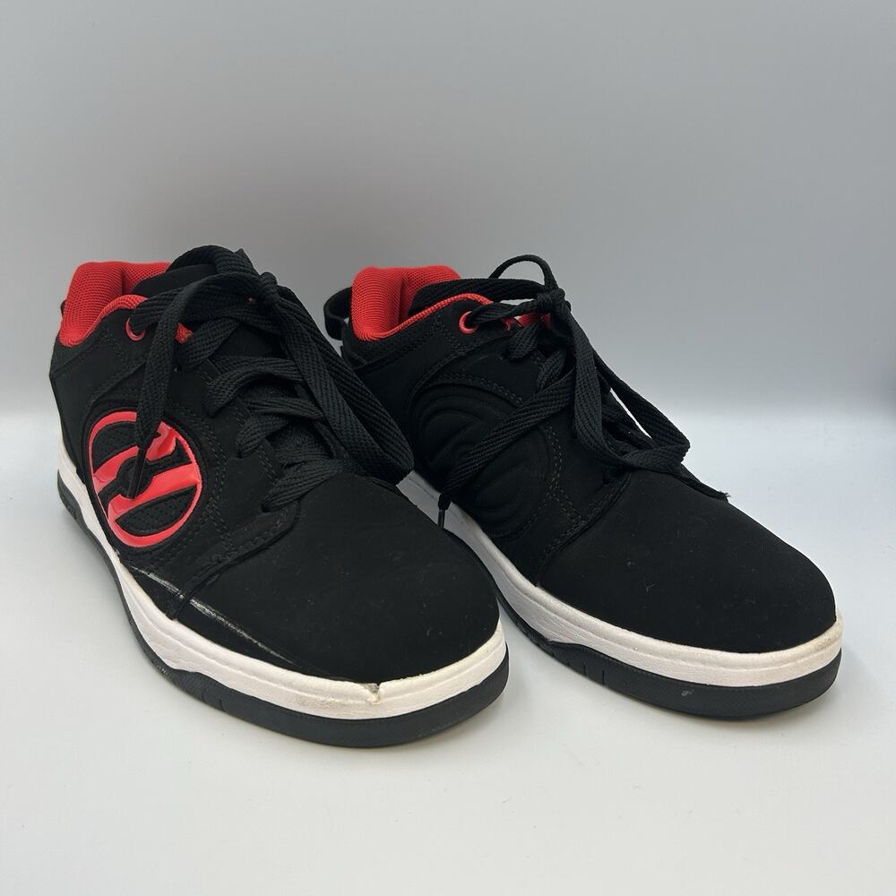 Heelys Voyager Skate Sneaker Shoes Men's Boys Size 7 Black Red HE100712 Sneakers